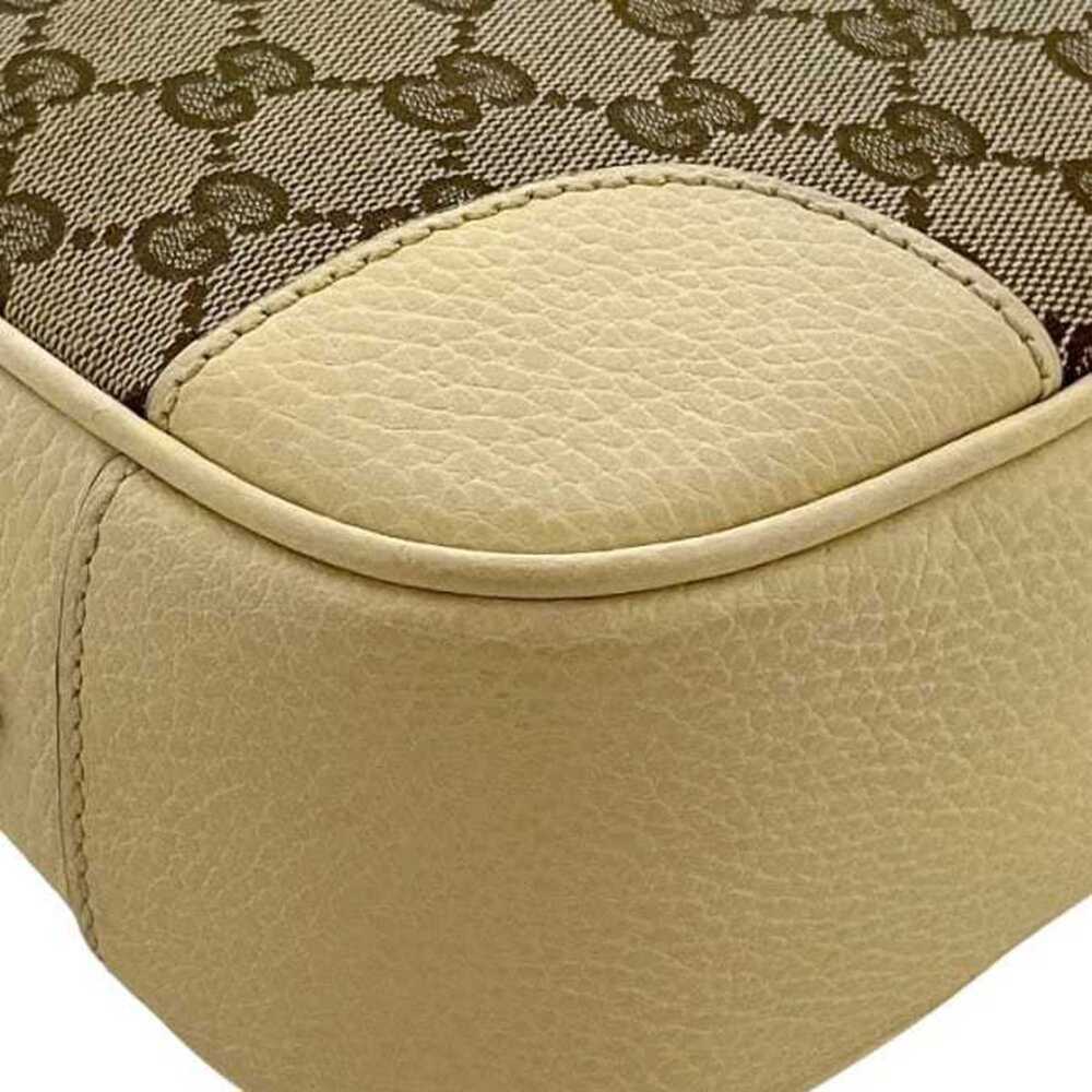 GUCCI Authentic Cream Leather Shoulder Bag - Picture 6 of 11